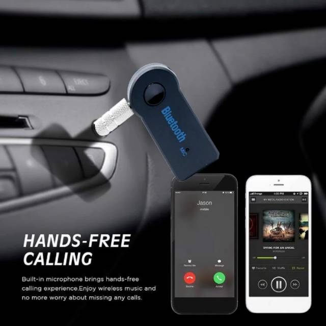 Universal Car Bluetooth 3.0 Wireless Music Stereo Receiver Adapter