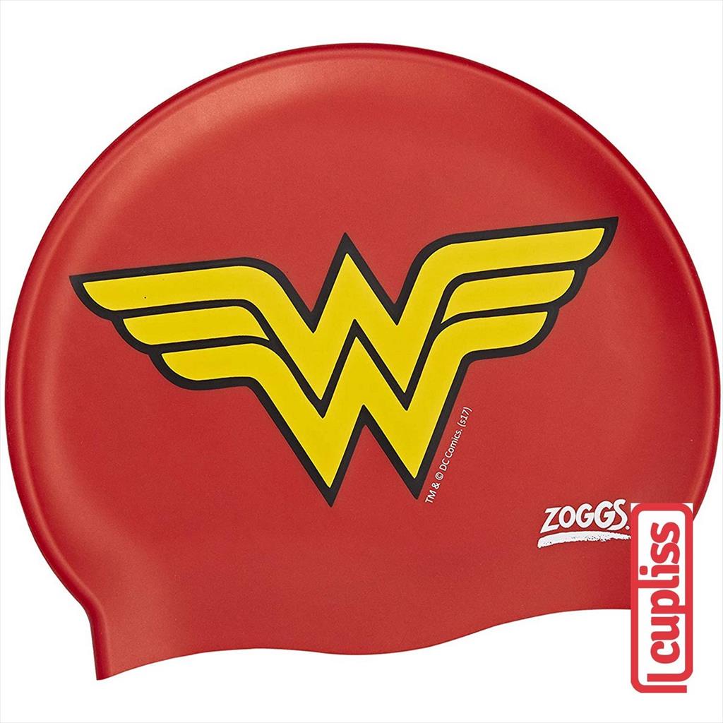 Zoggs Silicone Cap 118926 Wonder Woman Topi Renang XAU75