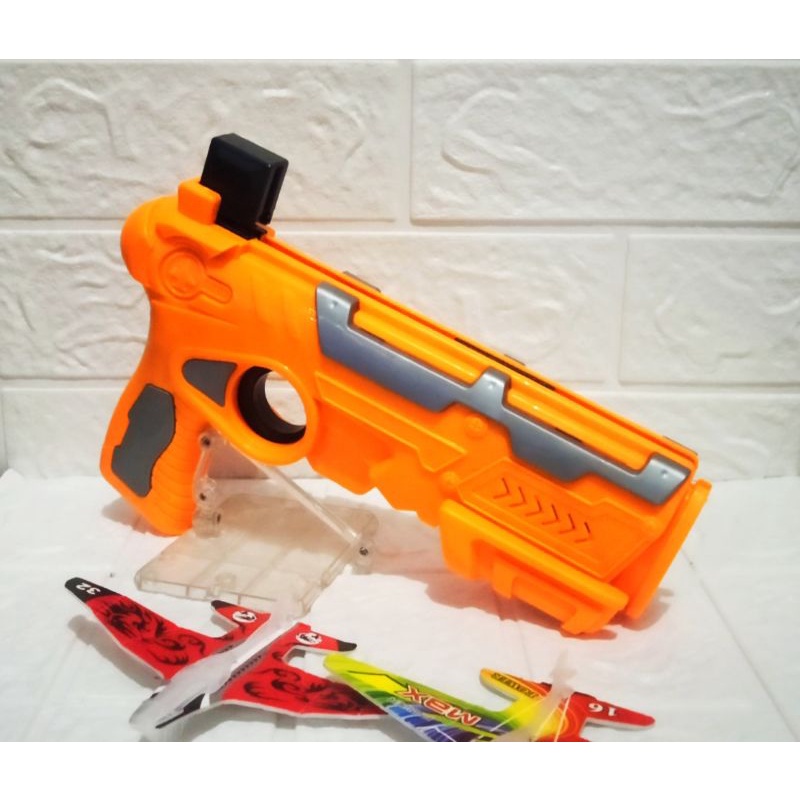 mainan anan laki laki mainan pistol pesawat air battle untuk mainan outdoor gun air battle pistol pe