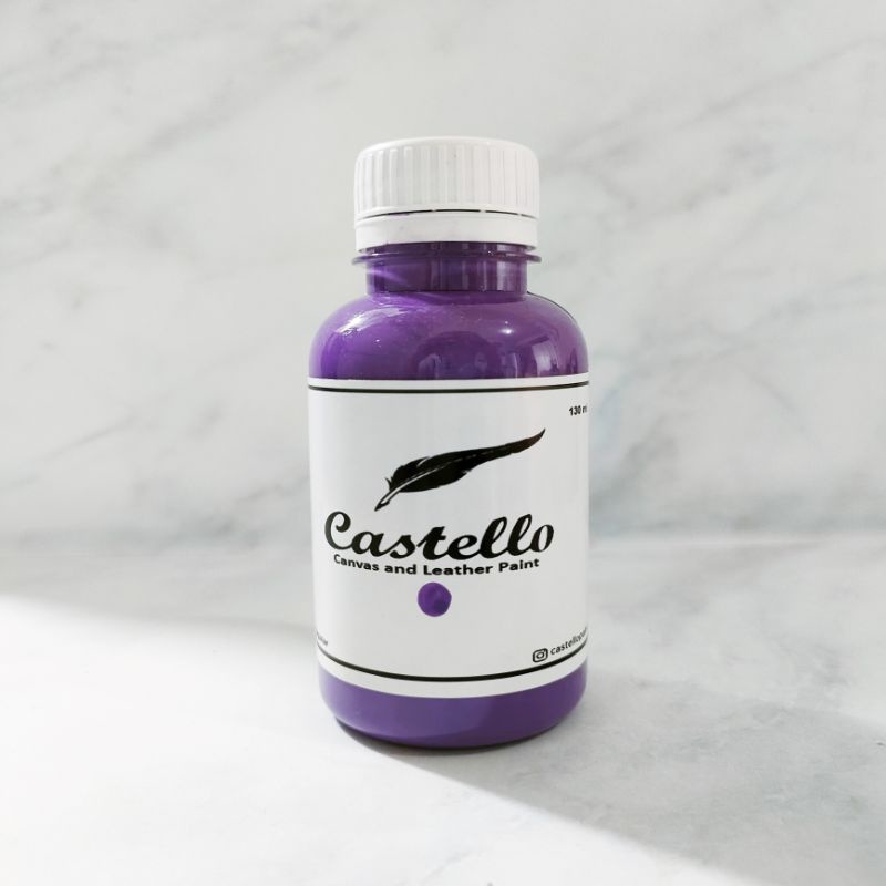 

Cat Castello Sepatu dan Tas Ungu Khusus Kulit & Kanvas