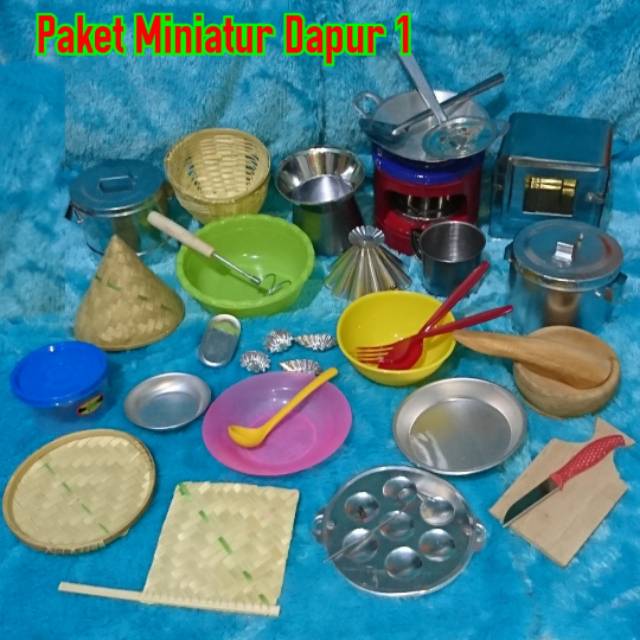 Paket Mainan  Masak  Masakan  Miniatur  Dapur Lengkap free 