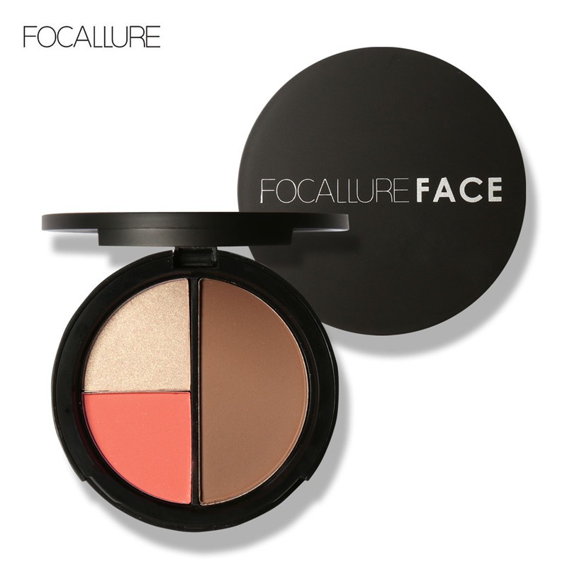 FOCALLURE Trio Blush Highlight &amp; Contour FA20