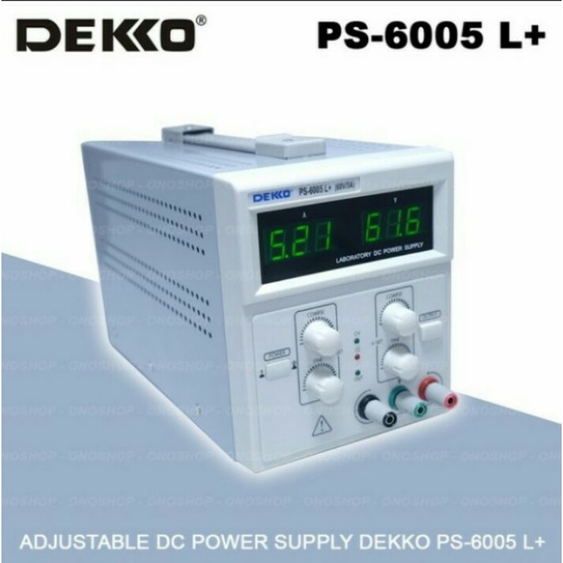 Adjustable DC Power Supply DEKKO ORI PS 6005 L+ 60V 5A