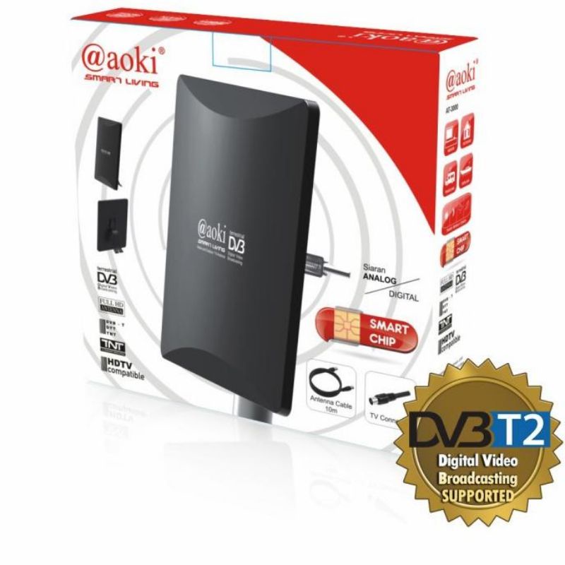 ANTENA TV DIGITAL AOKI INDOOR OUTDOOR