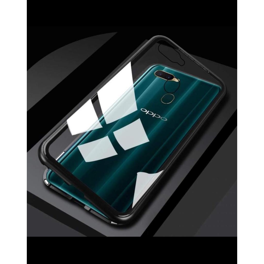 Case Magnet / Cover / Casing / Flip Cover  Magnet / Magnetic Oppo F9 / Oppo A7 / Oppo A7X / A12