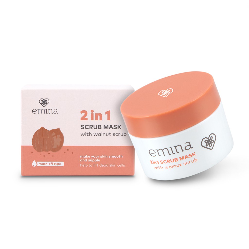 EMINA 2 in 1 Scrub Mask GIRLSNEED77