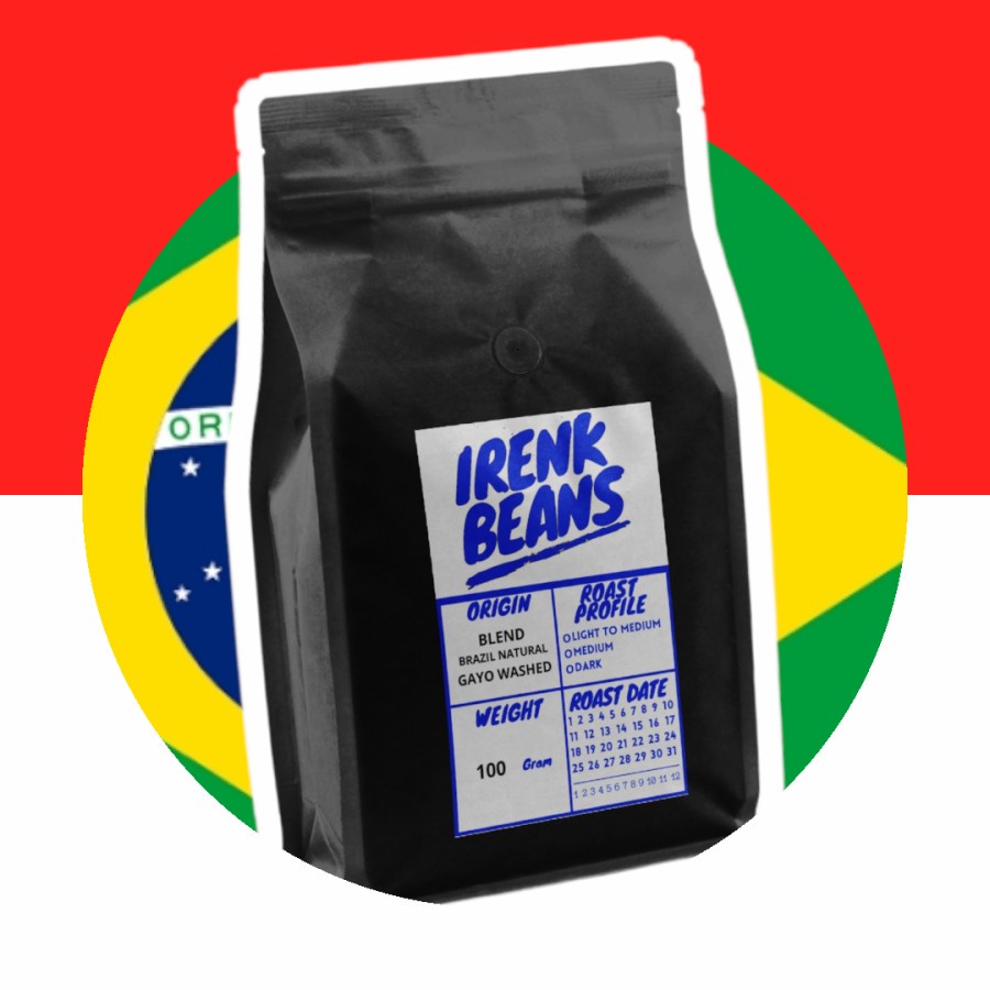 

Blend Arabika Brazil Natural - Gayo Washed 100g Biji Bubuk