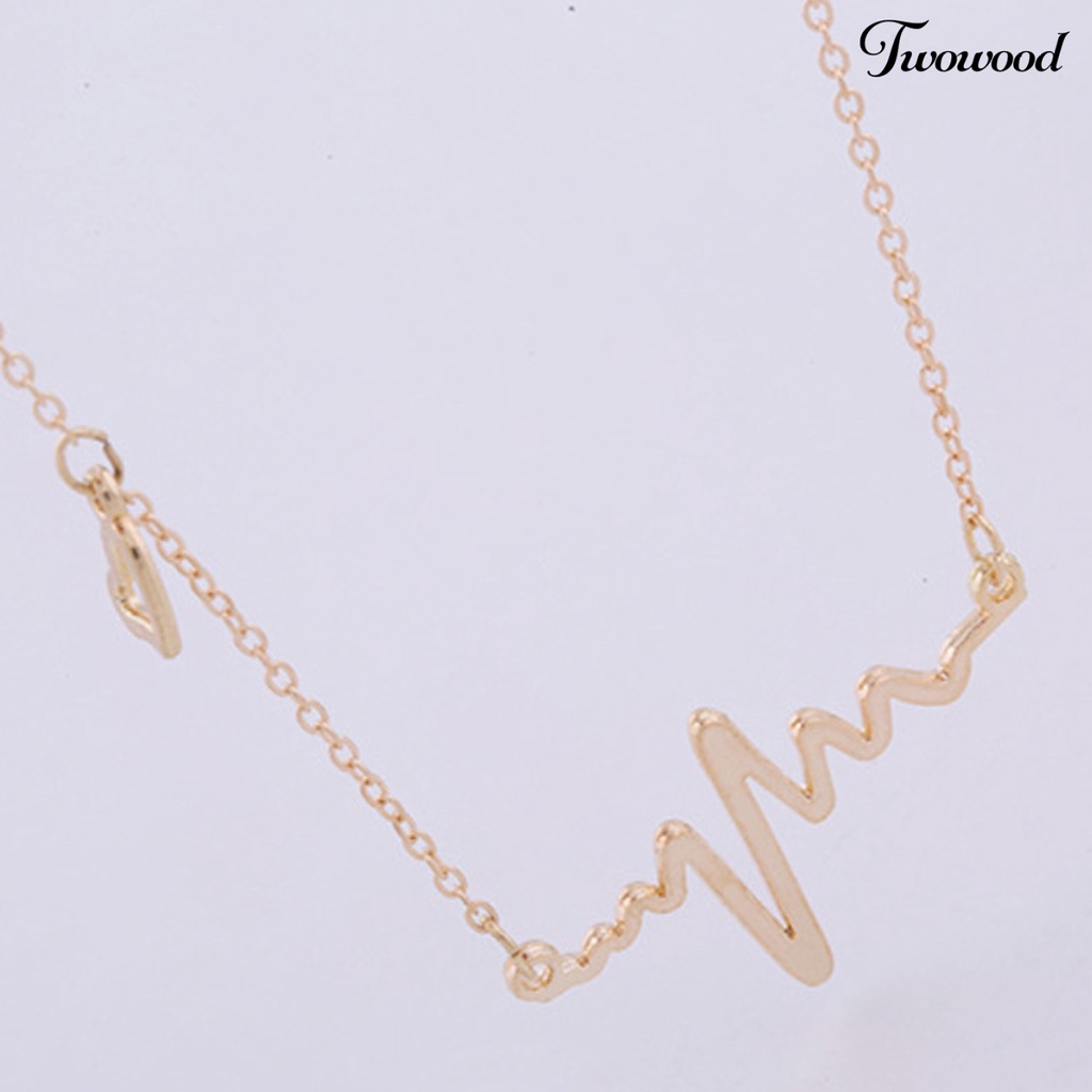 Kalung Bentuk Hati Bahan Alloy Untuk Wanita