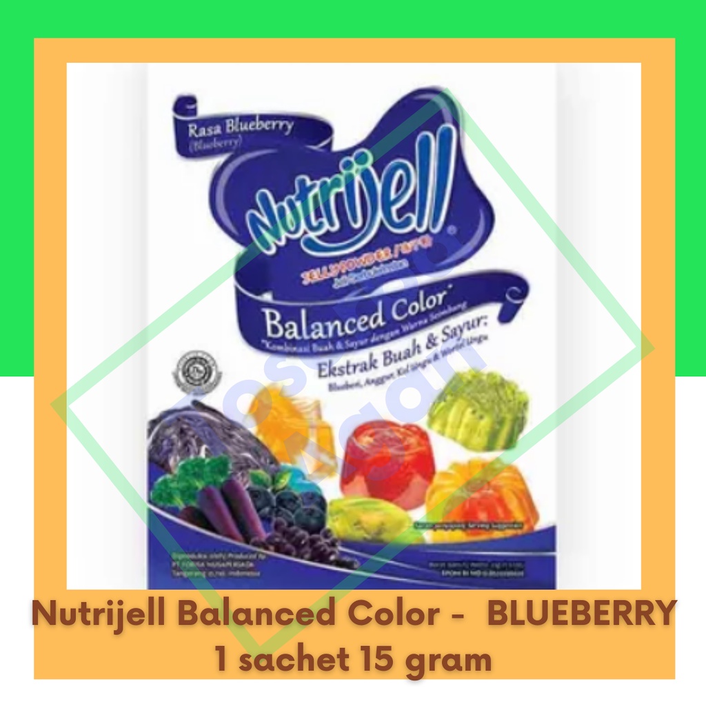 Nutrijell Balanced Color - Blueberry Balance Biru