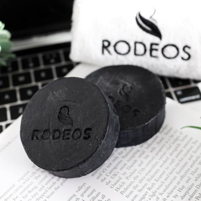 Sabun RODEOS CHARCOAL SOAP , Sabun Wajah Pria , Sabun muka pria jerawat, RODEOS SOAP
