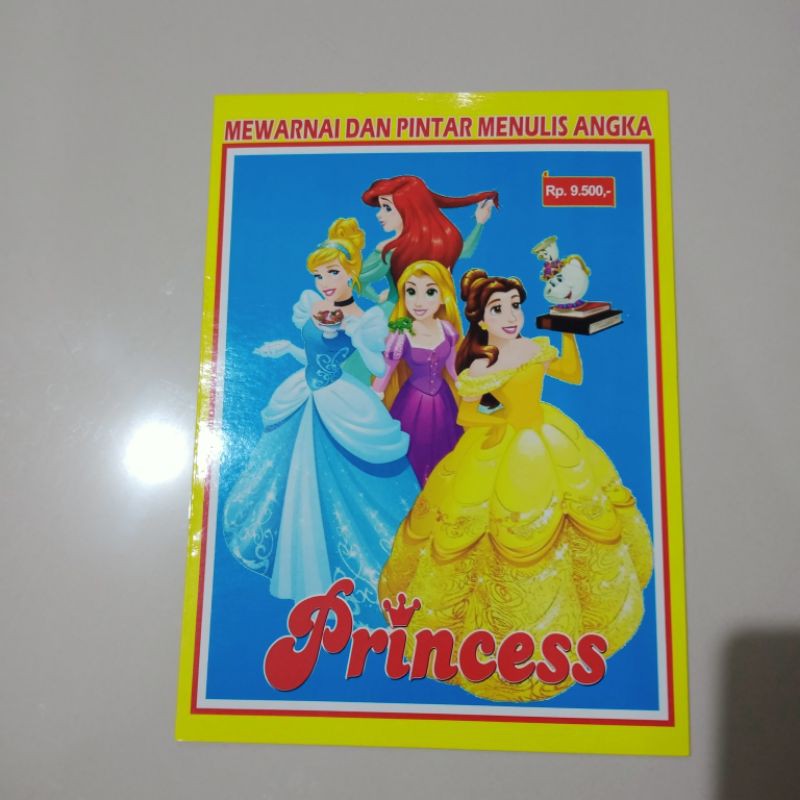 buku paket isi 5 buku, mewarnai untuk anak perembuan A4(21×30cm)