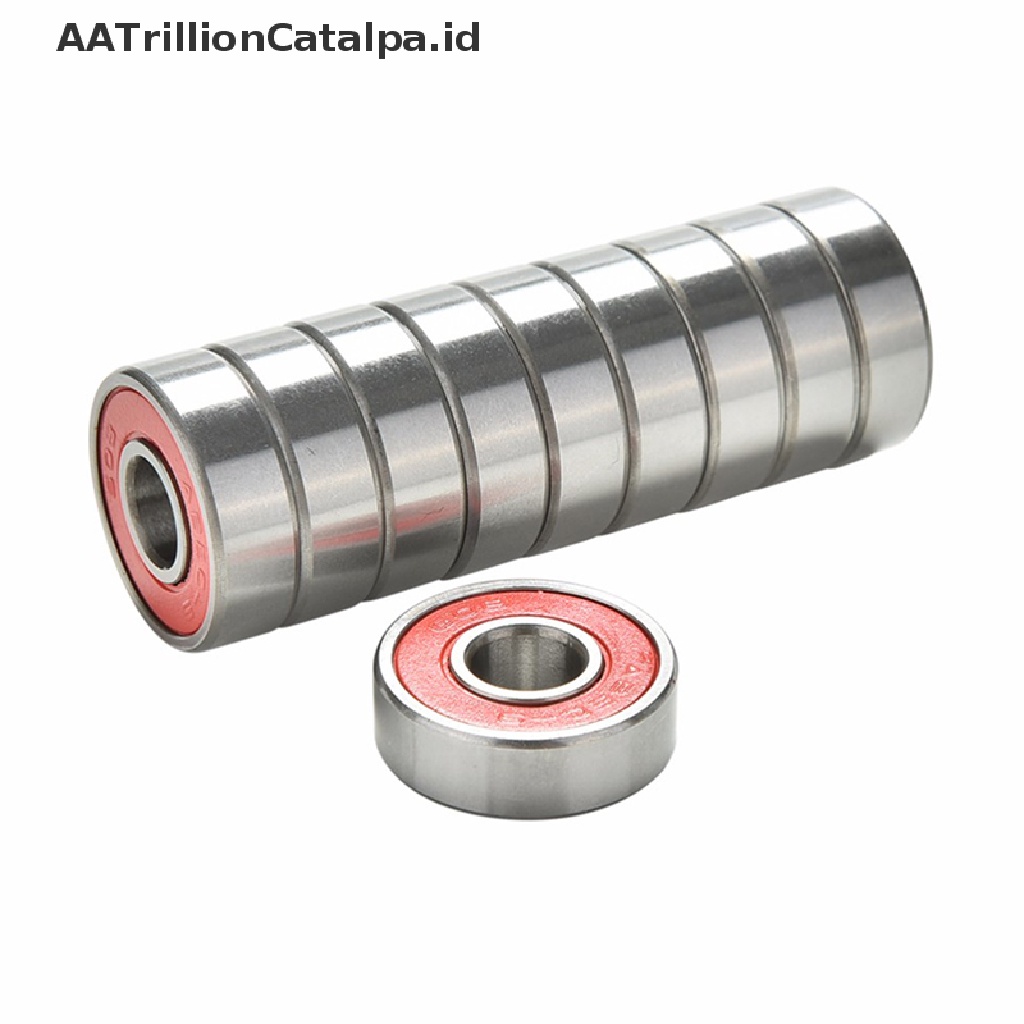 Aa 10PCS Bearing ABEC 9 Bahan Stainless Steel Untuk Roda Roller Skate Skuter