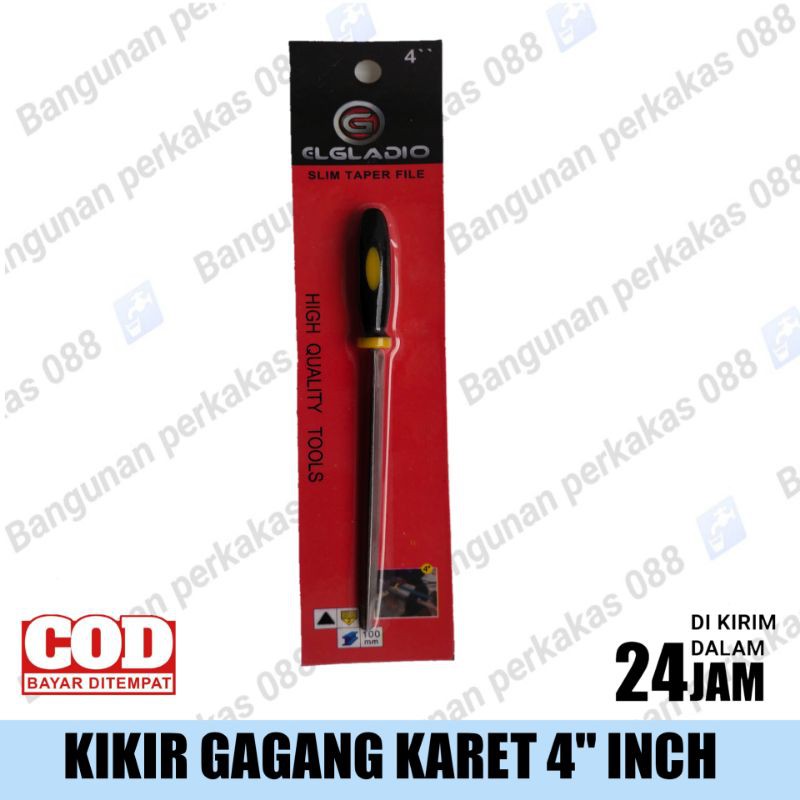 VARIAN - KIKIR GAGANG KAYU DAN GAGNG KARET  BAGUS MURAH/ KIKIR SEGITIGA 4 INCH