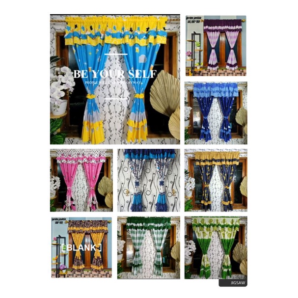 Gorden serut / gorden pintu dan jendela serut motif terbaru//GORDEN HORDENG TIRAI JENDELA SERUT RUMB