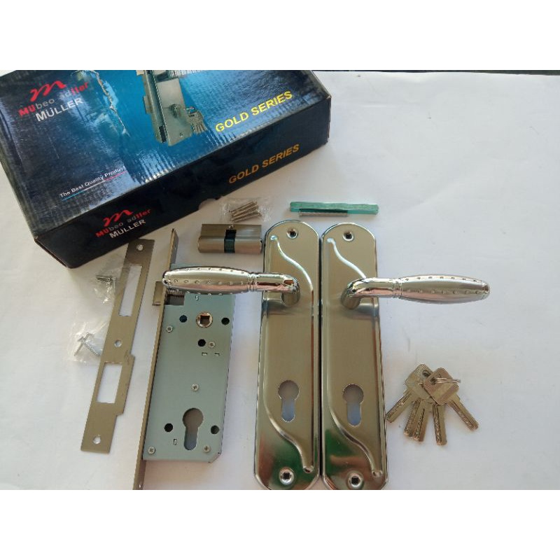 gagang pintu muller / slot pintu muller / handle pintu