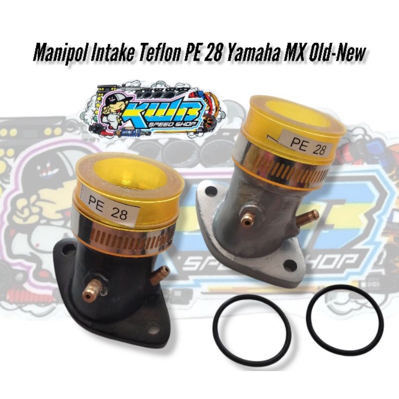 INTAKE MANIFOLD INTEK MANIFUL JUPITER MX PE28 PE 26 manifold jupiter MX UNTUK KARBU PE28 PE26 Intake Manifold set Yamaha Jupiter MX Old/New PE 26 PE 28 Intek Manipul PE 28 manifol Maniful Manipol Manipuld manipul manipold maniful insulator karburator