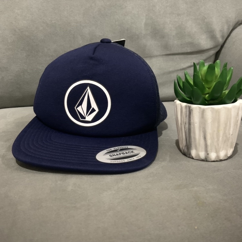 volcom topi trucker navy original 100%