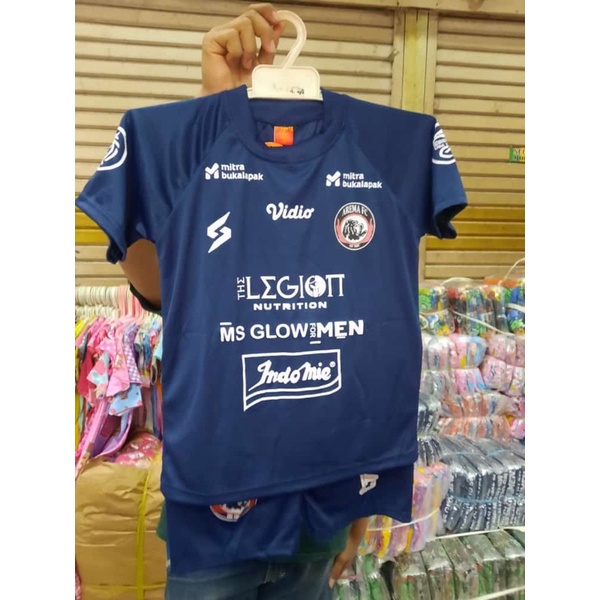 setelan jersey anak arema kids / seragam bola aremania