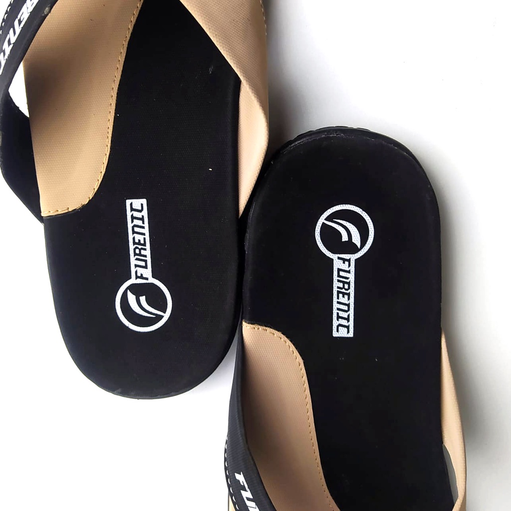 Sandal Jepit Pria Distro Kekinian Original Furenic Casual Kece Berkualitas