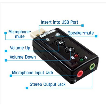 TOSERBA_EMAK - Taffware USB 7.1 Channel Sound Card Adapter - TC-03