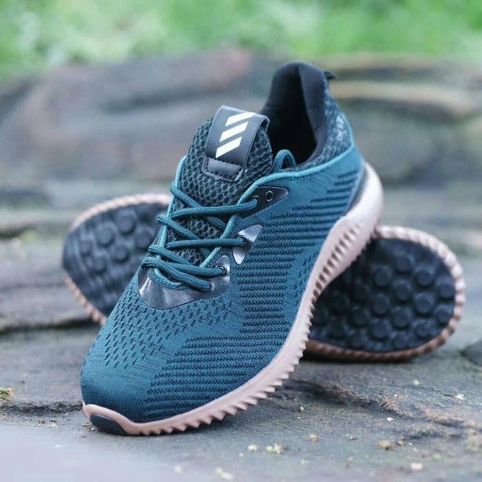 Sepatu Olahraga Adidas Alphabounce Grade Ori Pria Running Sneakers Gym