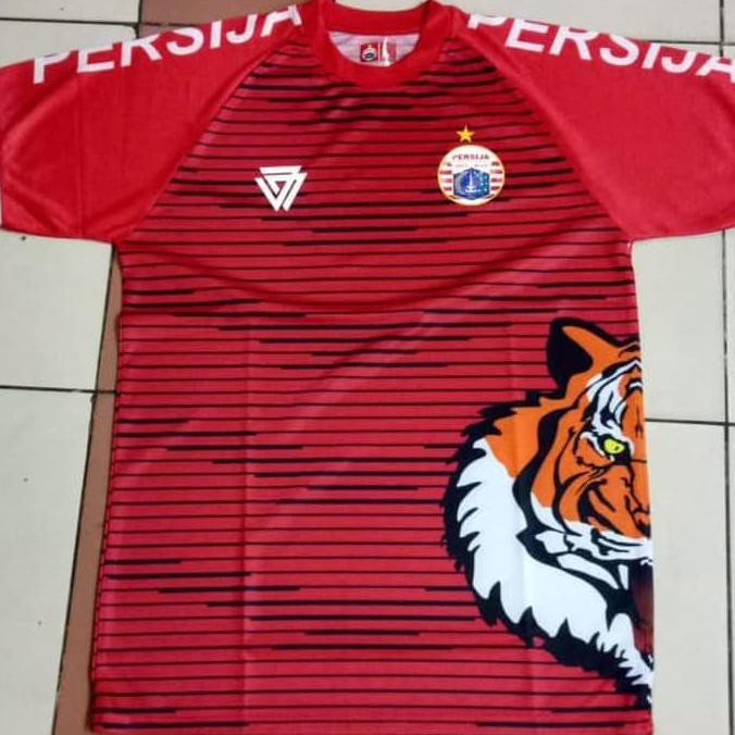 Promo  Kaos Jersey Persija Training Tiger Roar Merah Liga 1 2018/2019