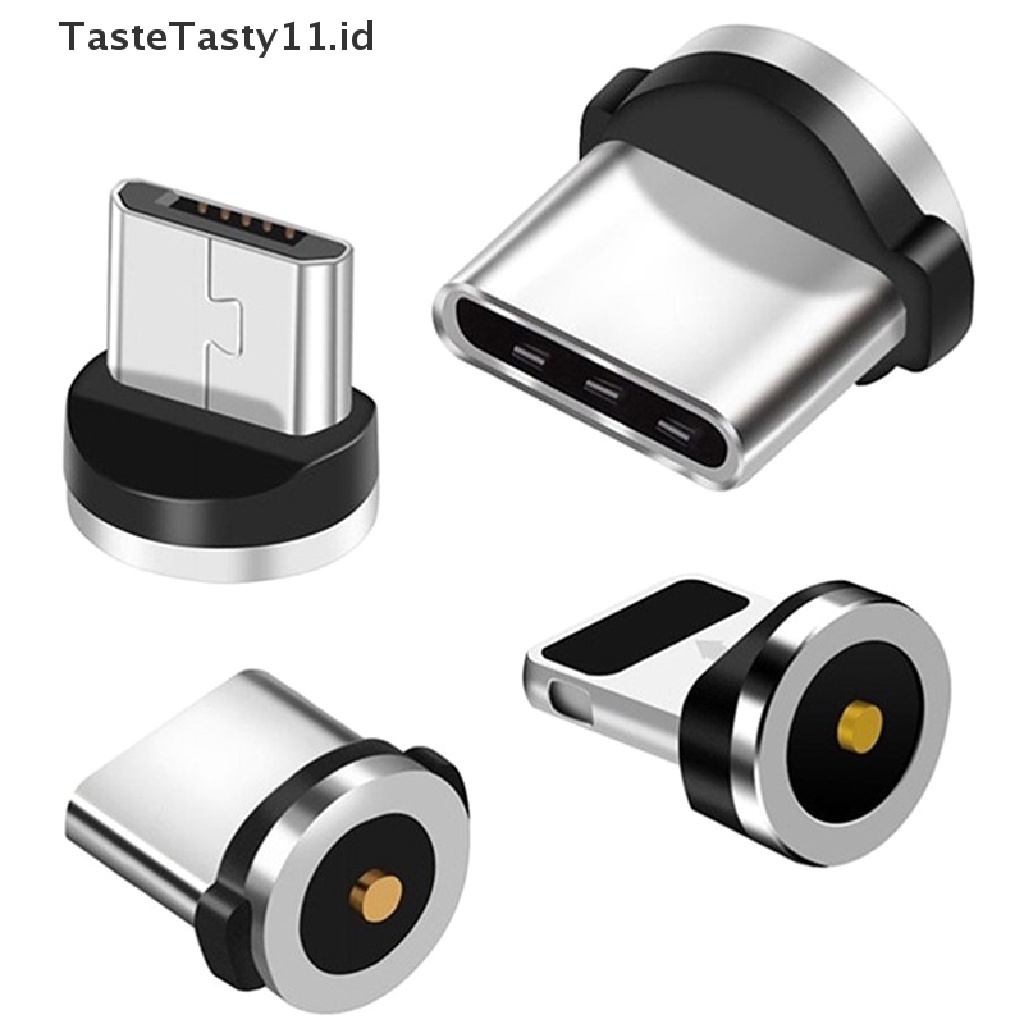 (TasteTasty) Adaptor Konektor Kabel Charger Magnetik Universal