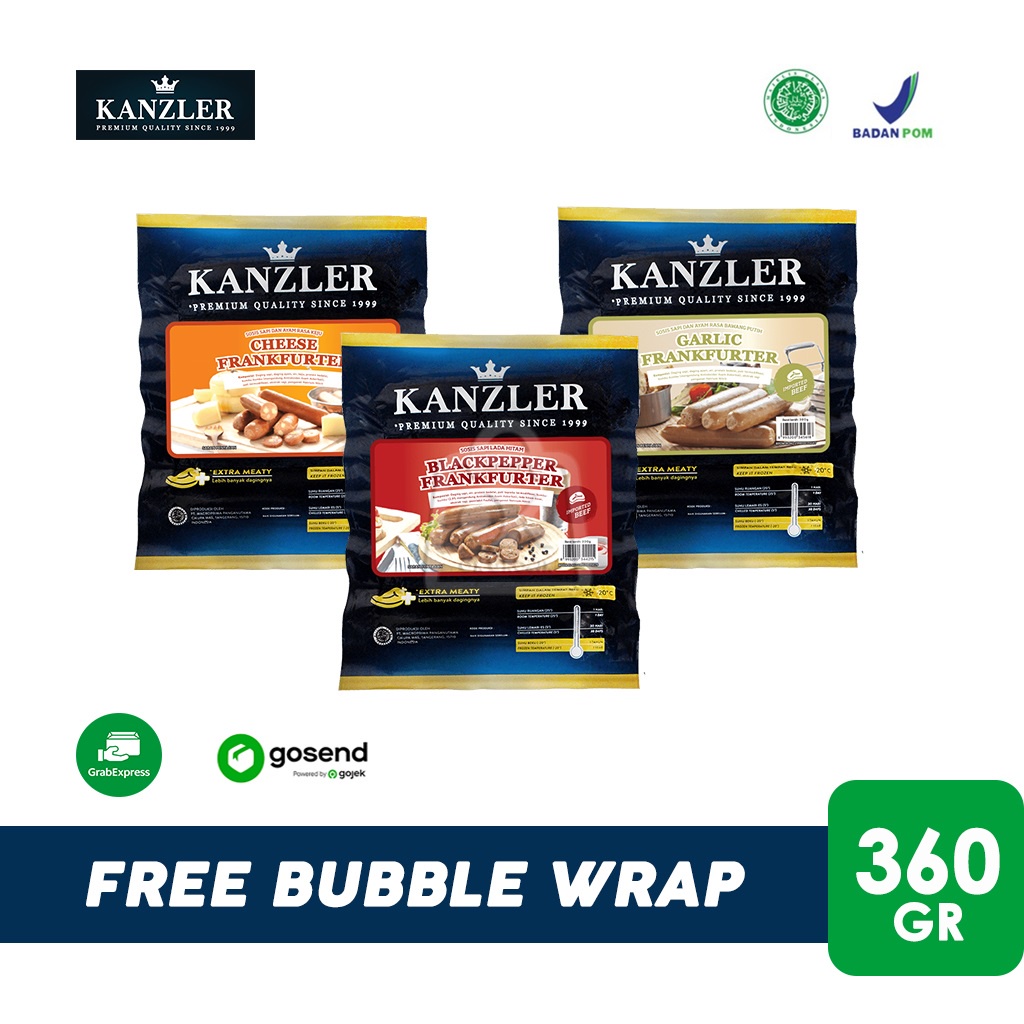 

Sosis Kanzler Frankfurter (1pcs) KHUSUS INSTANT
