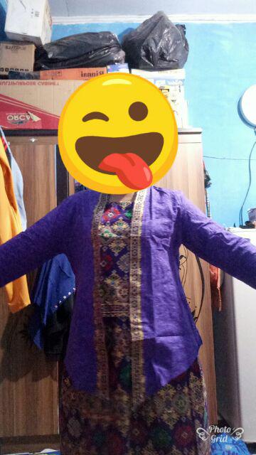 Jodha Etnic Setelan Kebaya Modern Kutubaru Busui Motif Batik Fashion Muslim Wanita Lengan Panjang