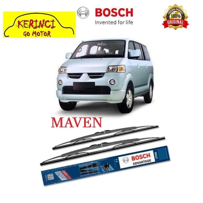 WIPER MITSUBISHI MAVEN BOSCH ADVANTAGE 18&quot; &amp; 18&quot; SEPASANG WIPER MAVEN