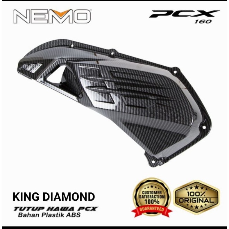 Tutup/cover hawa filter Nemo carbon/karbon New PCX 160 Original Nemo