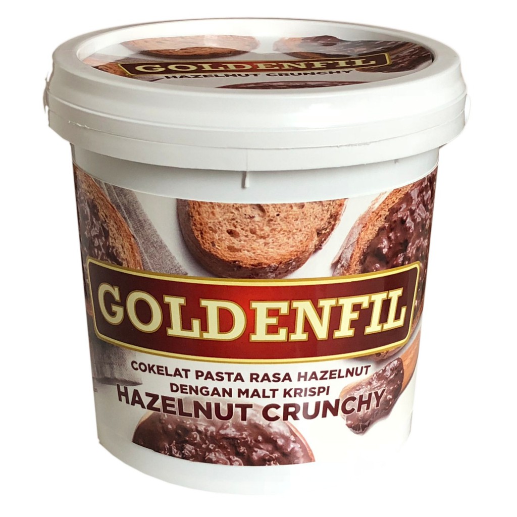 GOLDENFIL Hazelnut Crunchy Chocolate Coklat Manis ALL RASA