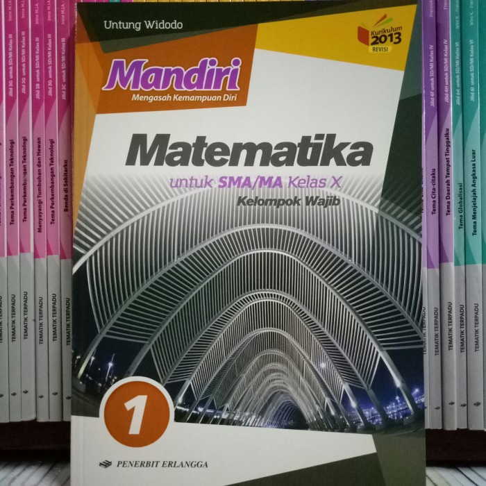 

❤BISA COD❤ BUKU MANDIRI MATEMATIKA SMA/MA KELAS 10 revisi K13N