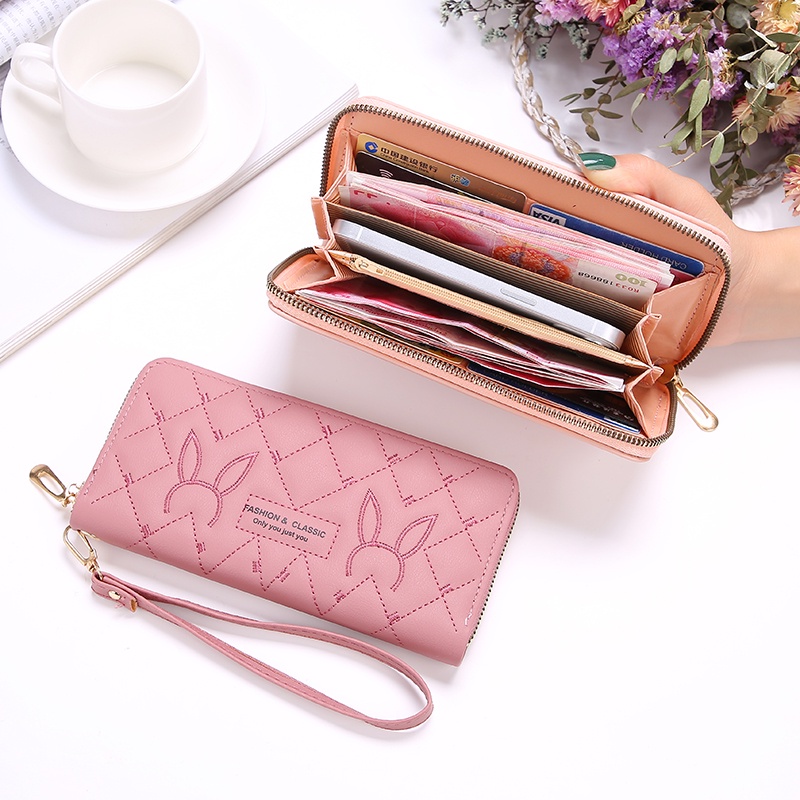 KeiKei Dompet Panjang Wanita WD006 Korea Tali Fashion