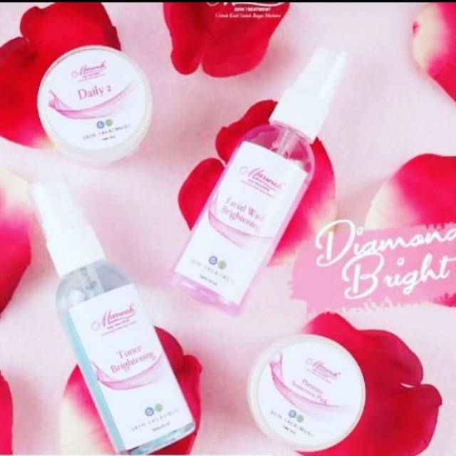 Marwah diamond bright skin care mencerahkan kulit