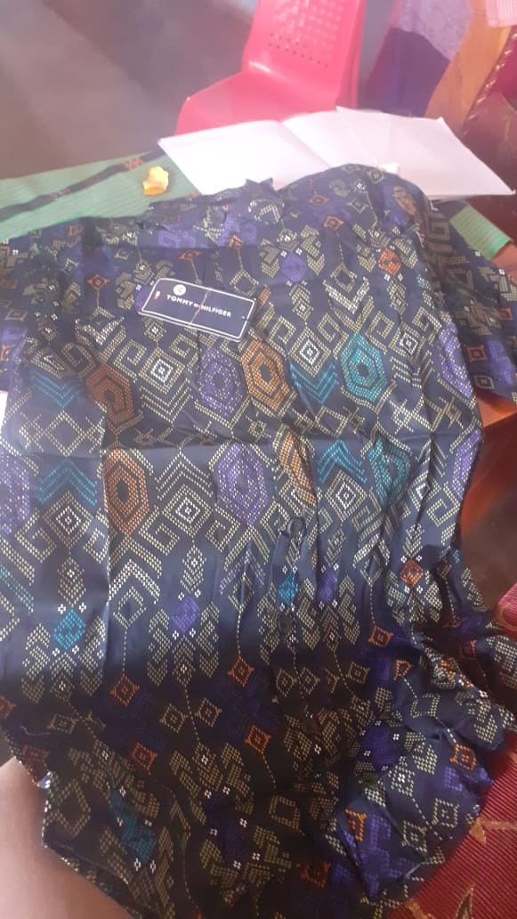 Dgm Fashion   Kemeja Batik Songket Pria Lengan Panjang 5387