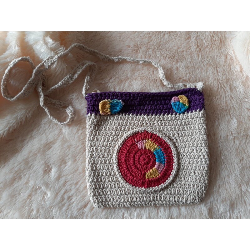 Tas HP ig rajut tangan