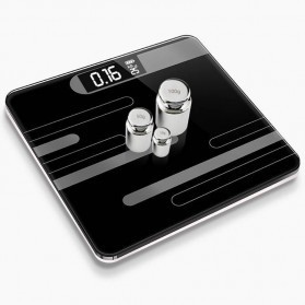 Timbangan Badan Digital Temperature USB power Version SC-15U Taffware Digipounds Black Grab