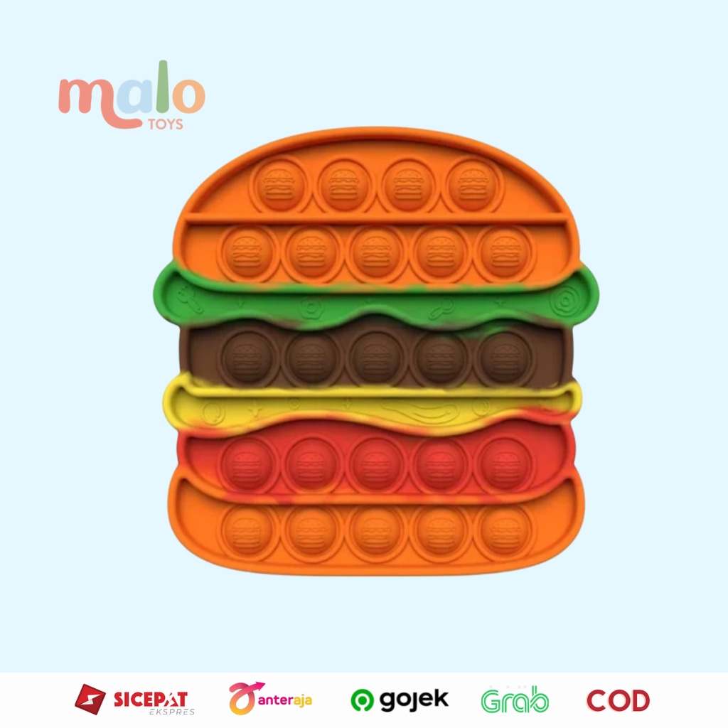 Pop It Burger Premium Popit Hamburger 