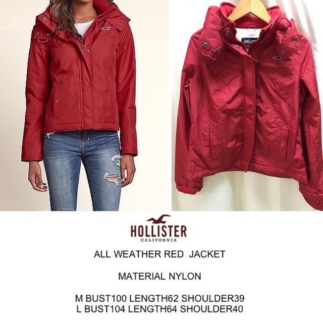 Hollister all weather red