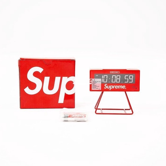 Supreme Seiko Marathon Clock Red