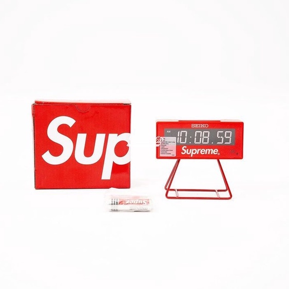 Supreme Seiko Marathon Clock Red