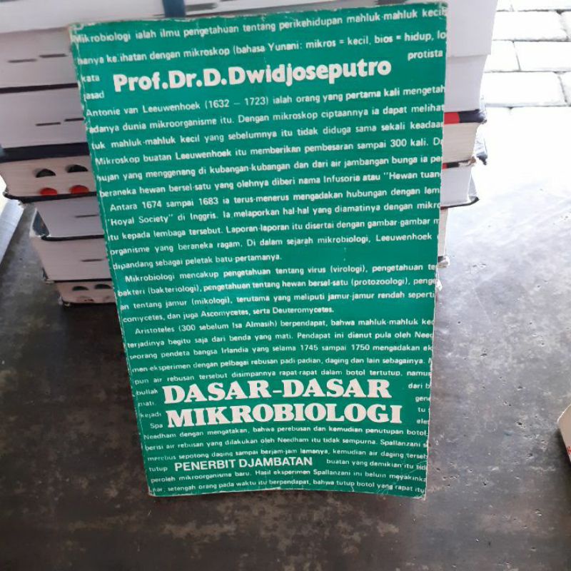 

DASAR DASAR MIKROBIOLOGI DWIJOSEPUTRO