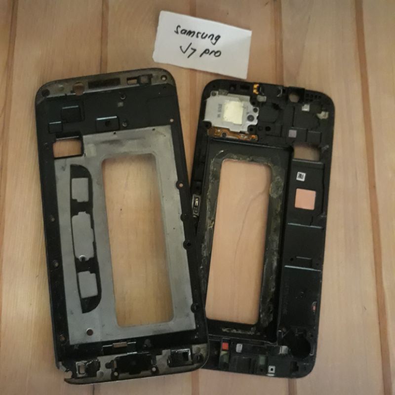 Frame tatakan LCD original copotan Asli HP Samsung J7 Pro
