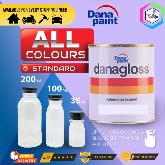 DANAGLOSS NC Standar All Color Cat duco/Kayu/besi/ Repack - Ecer