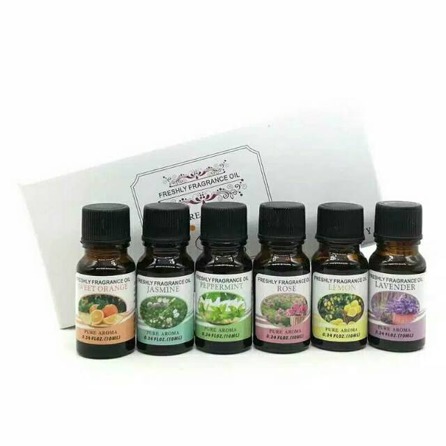 Minyak Aroma Terapi Essential Oil 10ml x 6pcs shoopemall