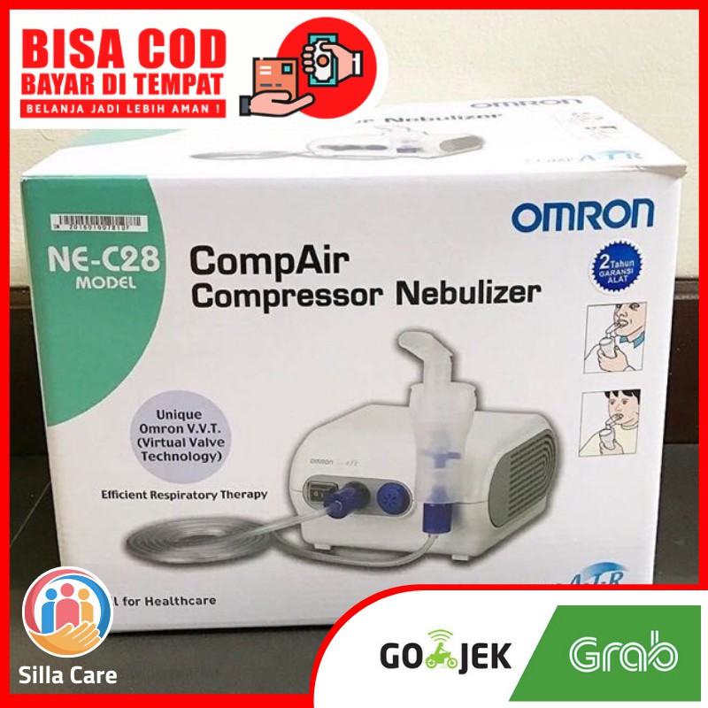 NEBULIZER OMRON NE C28 ORIGINAL ALAT UAP INHALASI PORTABLE ANAK DAN DEWASA MURAH BERKUALITAS