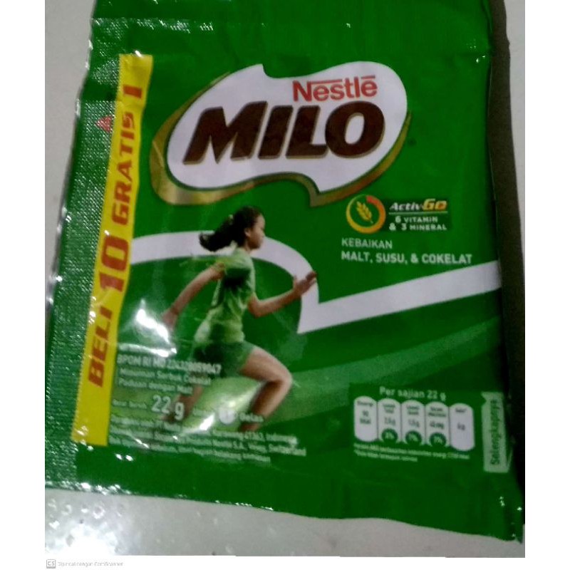 

Susu Milo Sachet 22g