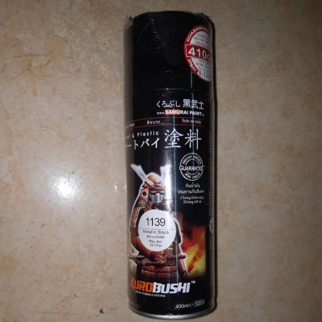 

Samurai paint 1139 metallic black