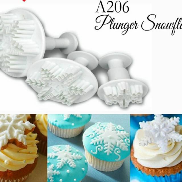 fondant tools/flunger snowflake